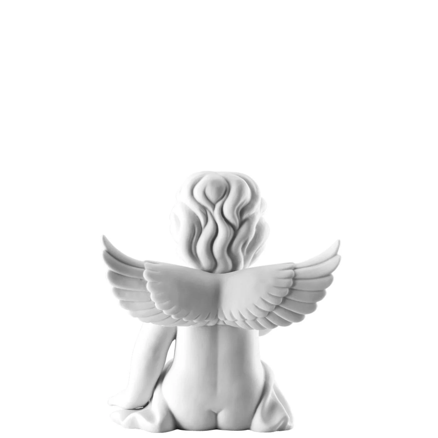 ROSENTHAL Statuina Figurina Engel Gross Angelo Baciamano 14cm Porcellana - Image 4
