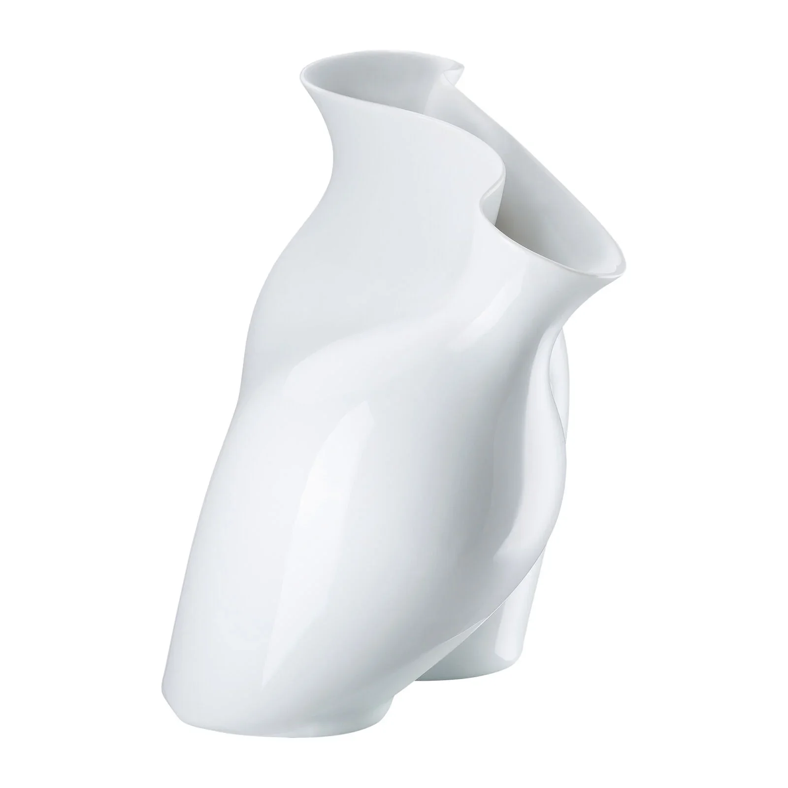 ROSENTHAL La Chute Vaso da Fiori 26cm Bianco Porcellana - Image 5