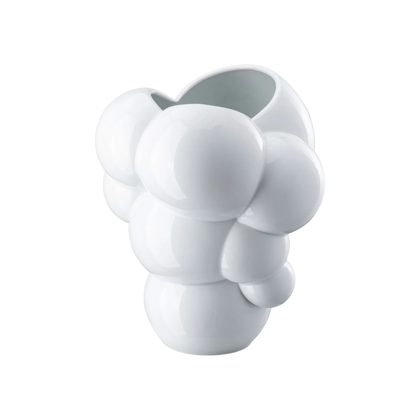 ROSENTHAL Skum Vaso da Fiori 26cm Bianco Porcellana - Image 4