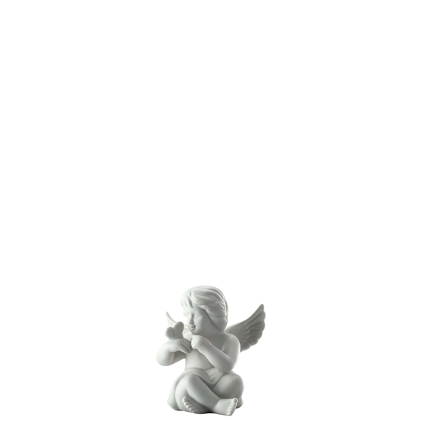 ROSENTHAL Statuina Figurina Angelo con Farfalla 8cm Porcellana - Image 5