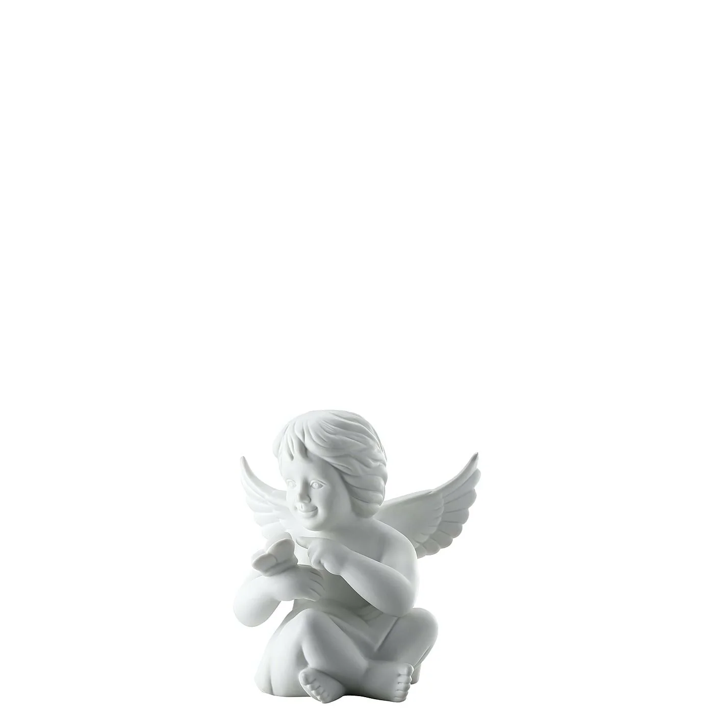 ROSENTHAL Statuina Figurina Angelo con Farfalla 14cm Porcellana - Image 2