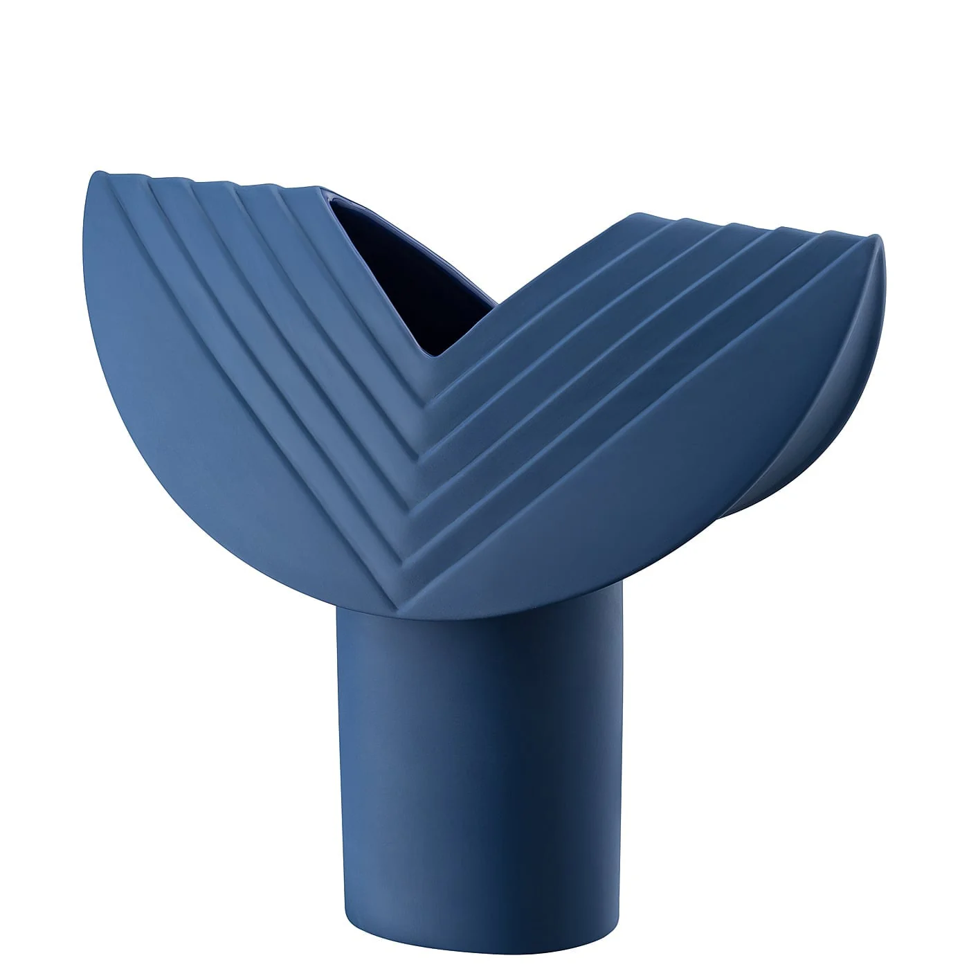 ROSENTHAL - Totem Midnight Vaso 24cm Porcellana Blu Sixty & Twelve - Image 2