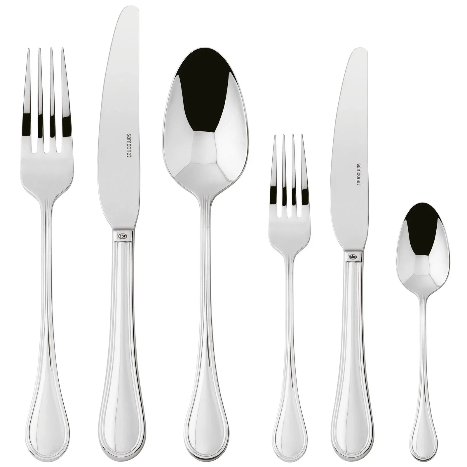 SAMBONET Royal Servizio Tavola Posate Set 36 Pezzi Acciaio Inox