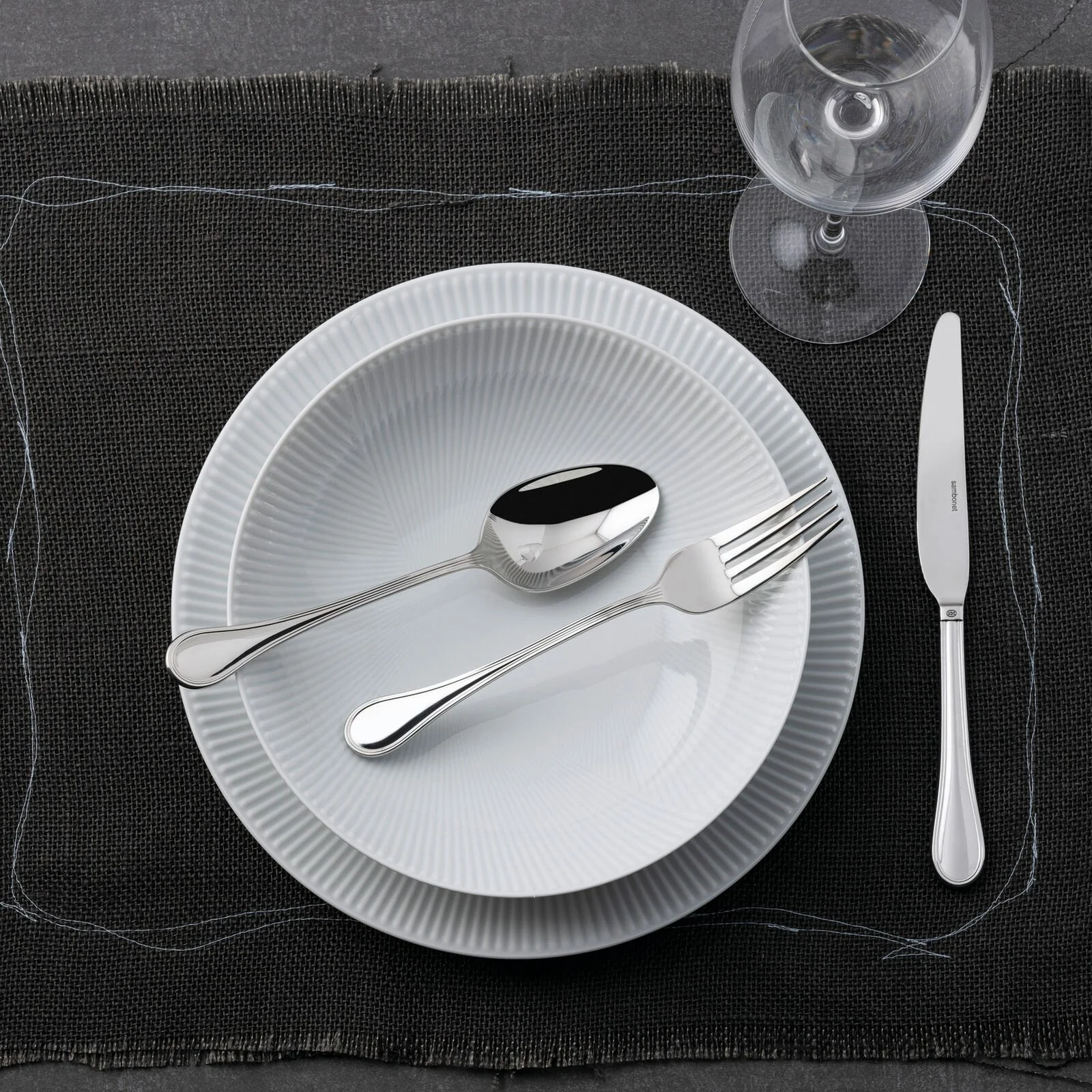 SAMBONET Royal Servizio Tavola Posate Set 36 Pezzi Acciaio Inox - Image 3