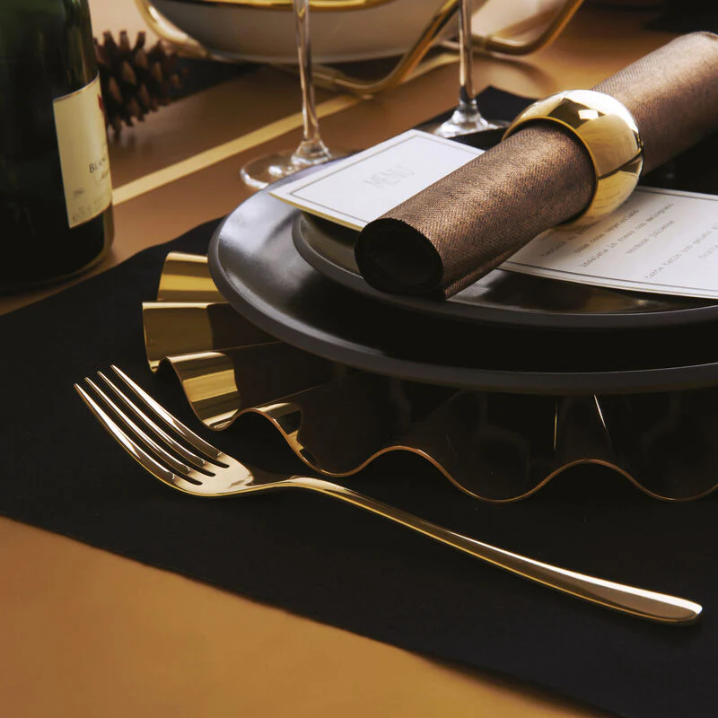 SAMBONET Taste Servizio Tavola Posate Set 36 Pezzi Oro PVD Acciaio Inox - Image 7