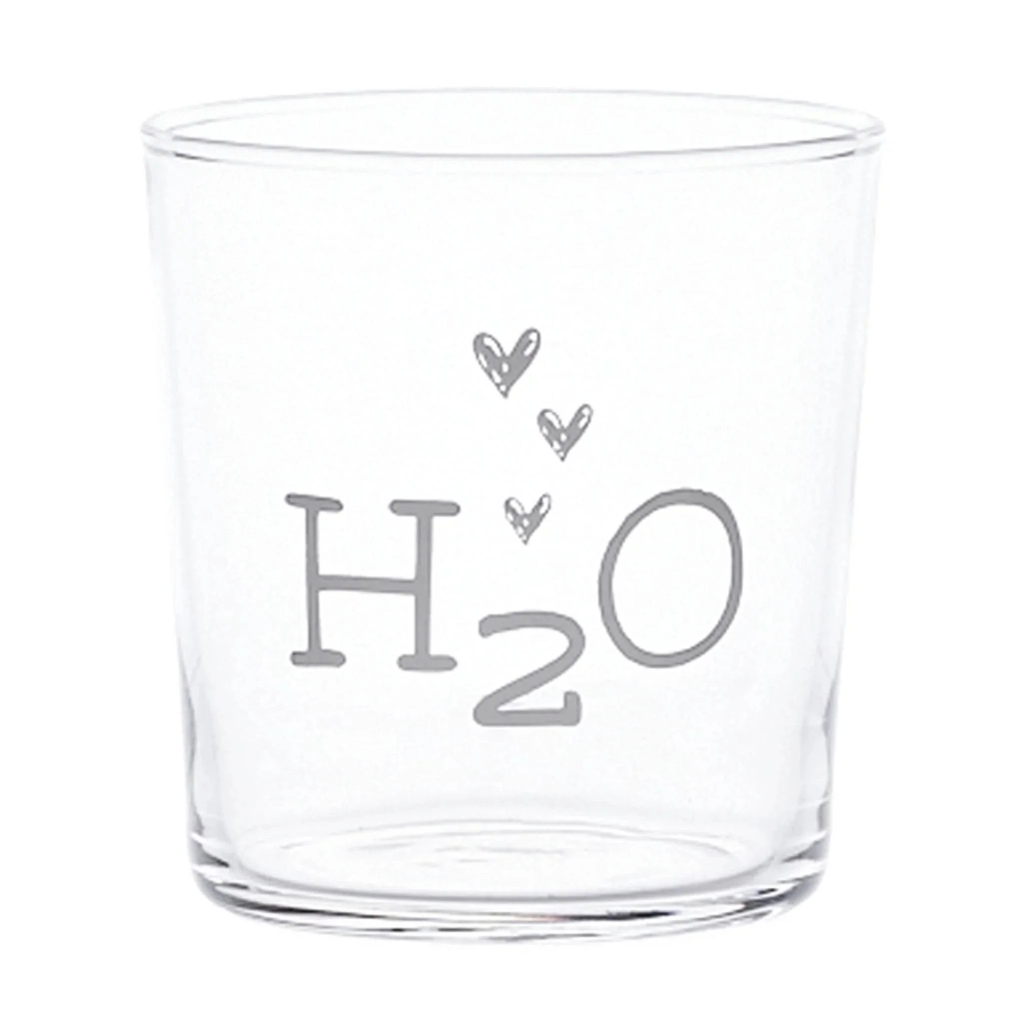 SIMPLE DAY Bicchieri Acqua H2O Set 6 Pezzi 355ml Vetro - Image 2