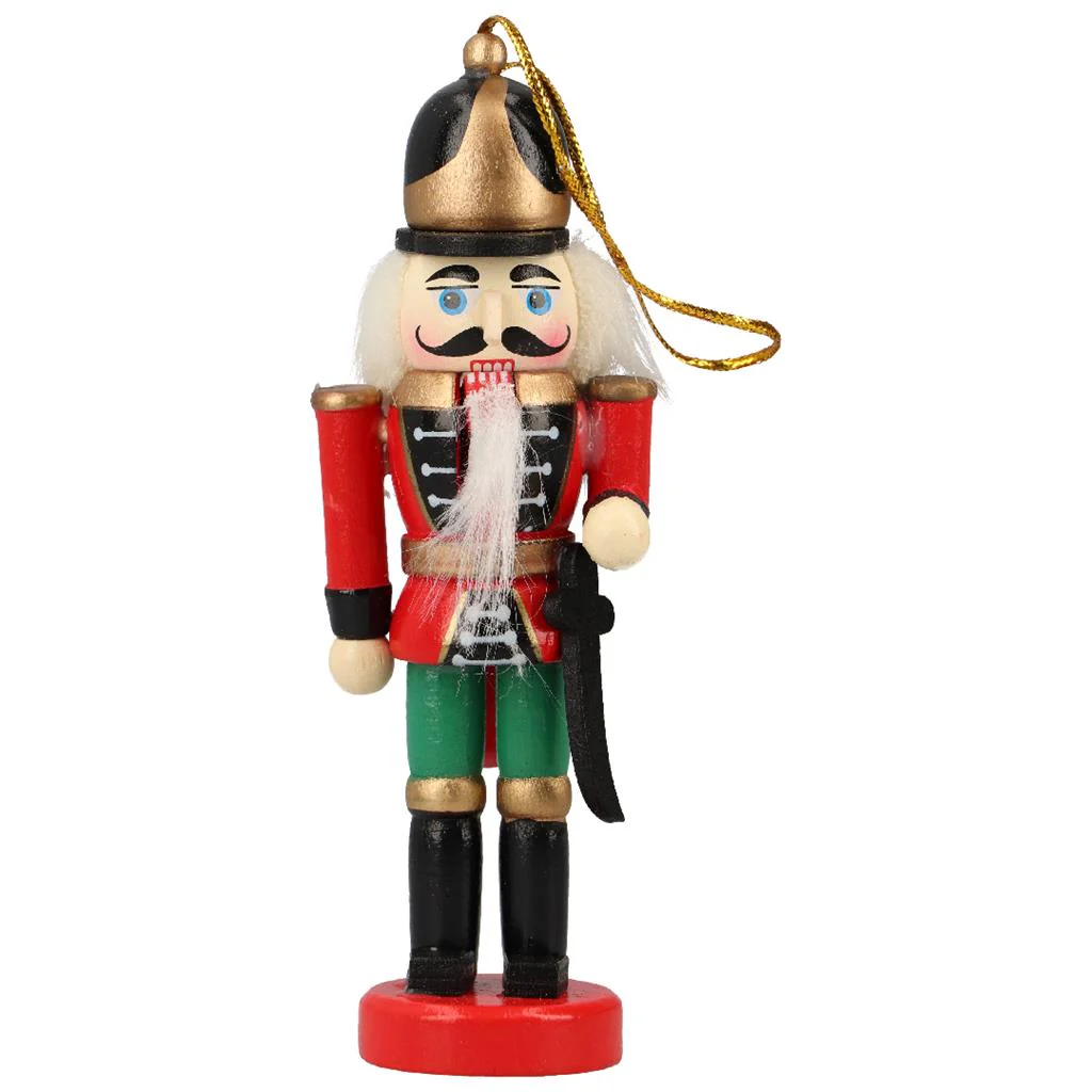 TIMSTOR Schiaccianoci Set 4 Pezzi Legno 13 cm Decorazione Natalizia Natale - Image 10
