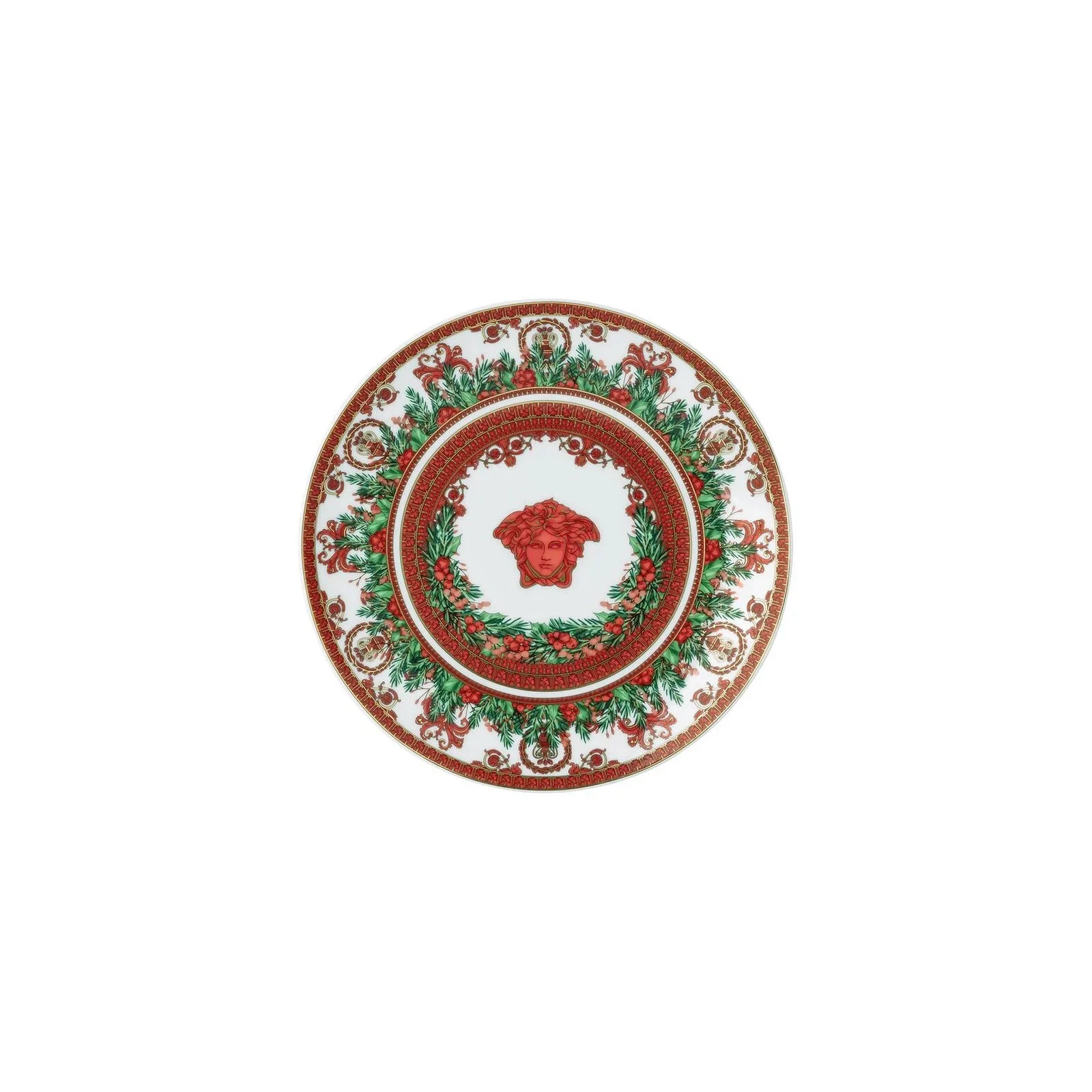 VERSACE I Love Baroque Holiday Piatto di Natale 2025 17cm Porcellana
