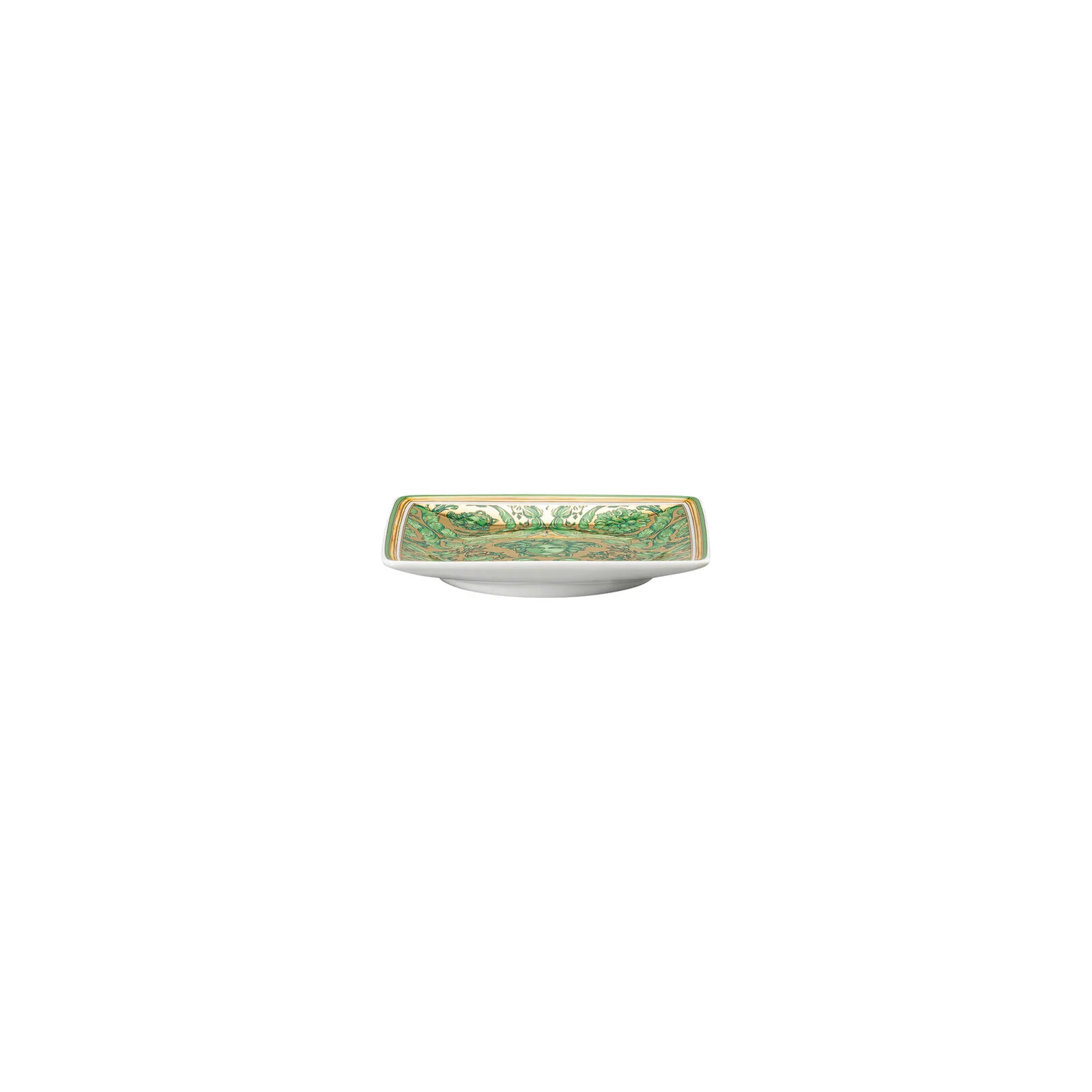 VERSACE Medusa Garland Verde e Oro Ciotola Coppetta 12x12cm Porcellana - Image 2