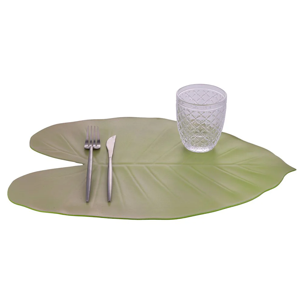 VILLA D'ESTE HOME TIVOLI Jungle Tovaglietta Tropicale Set 6 Pezzi Verde Plastica EVA - Image 2