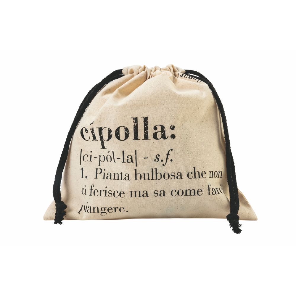 VILLA D'ESTE HOME TIVOLI Sacchetto Onion Cipolla 25x25cm in Cotone - Image 4