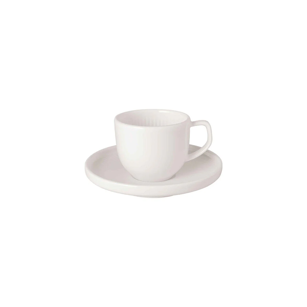 VILLEROY & BOCH Afina Tazza Caffè Espresso 50ml con Piattino 11,5cm Bianco Porcellana Premium - Image 7
