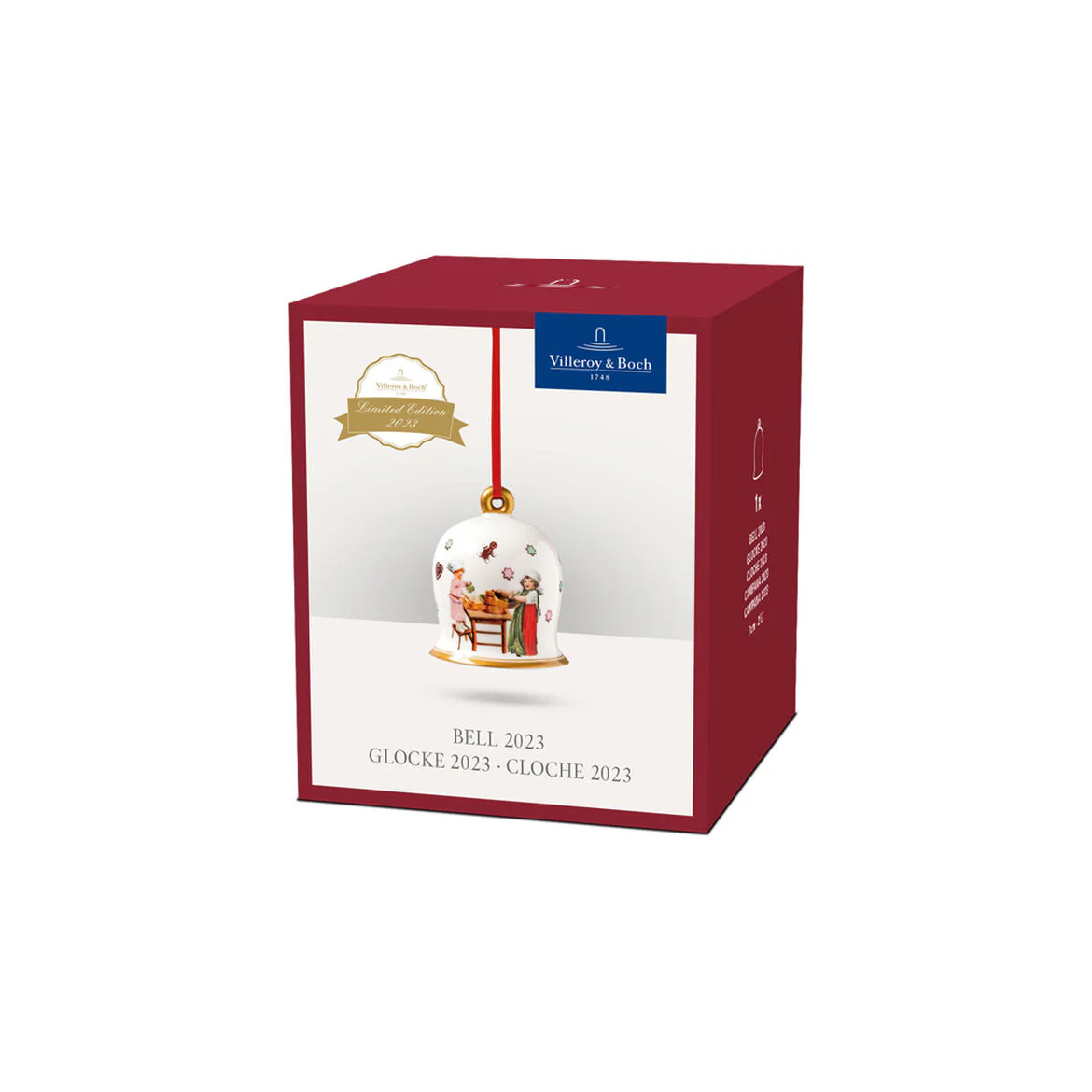 VILLEROY & BOCH Annual Christmas Edition 2023 Campana Campanella 7cm Porcellana - Image 8