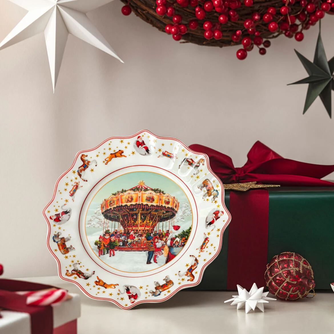 VILLEROY & BOCH Annual Christmas Edition 2024 Piatto 23,5cm Edizione Annuale Porcellana Tavola di Natale - Image 2