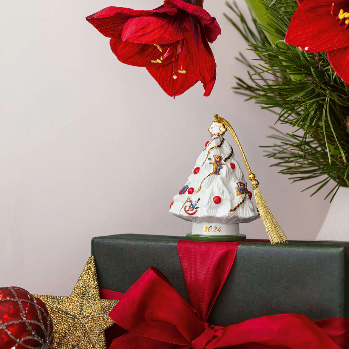 VILLEROY & BOCH Annual Ornaments 2024 Addobbo Albero di Natale 10cm Porcellana - Image 5
