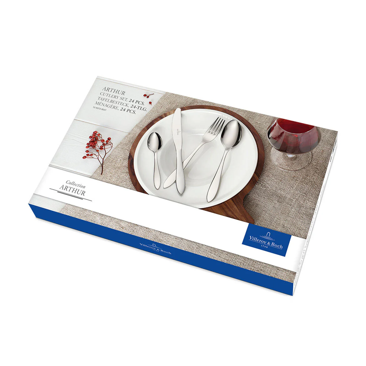 VILLEROY & BOCH Arthur Servizio Tavola Posate Set 24 Pezzi Acciaio Inox - Image 5