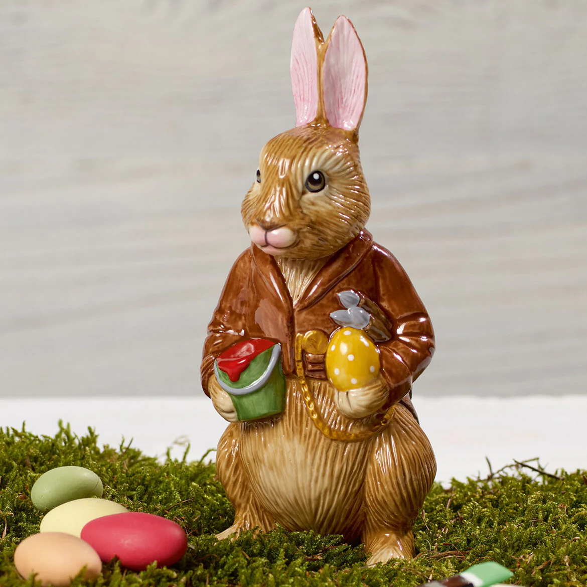 VILLEROY & BOCH Bunny Tales Nonno Hans Figura Coniglio 14,5cm Decorazione Pasquale - Image 2