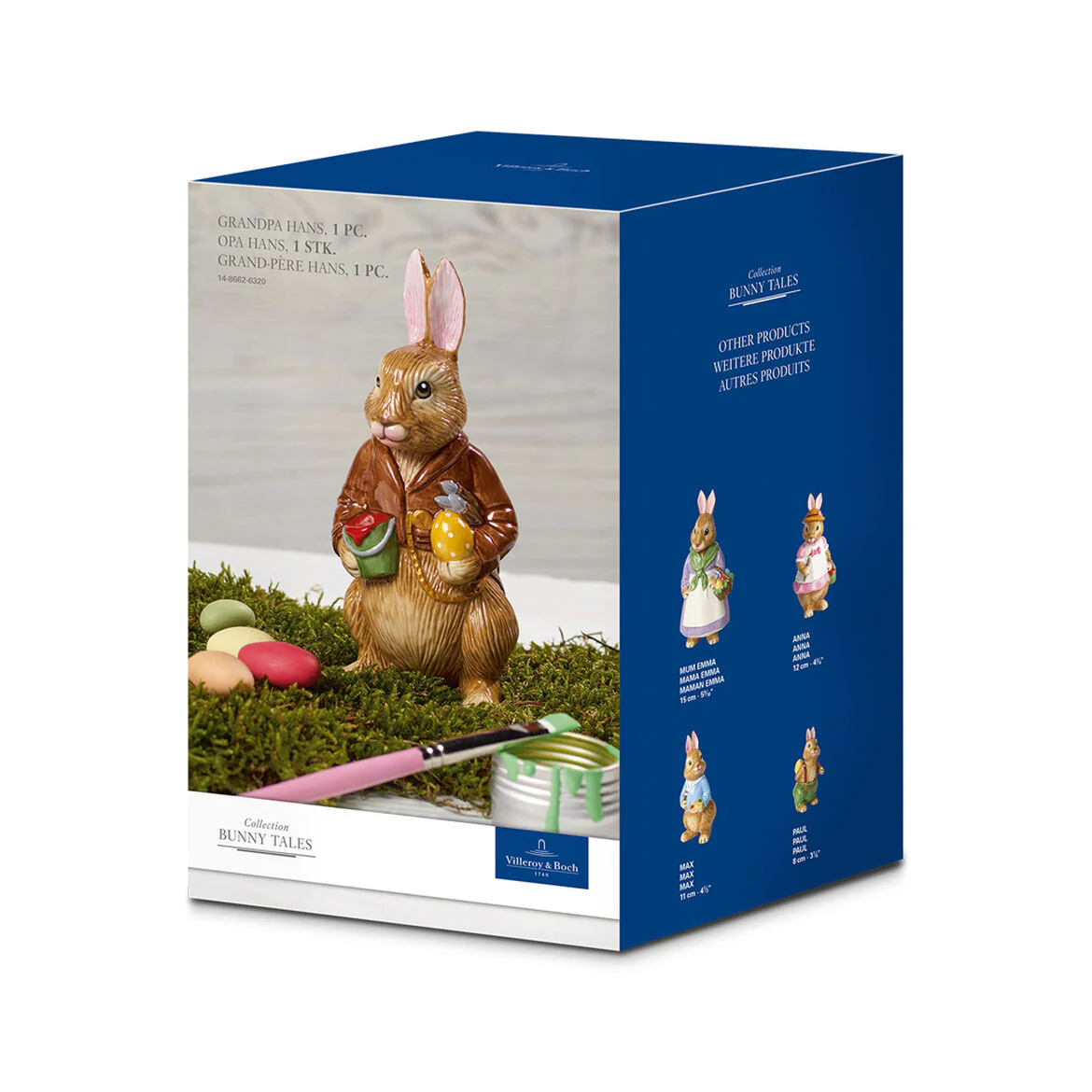 VILLEROY & BOCH Bunny Tales Nonno Hans Figura Coniglio 14,5cm Decorazione Pasquale - Image 4