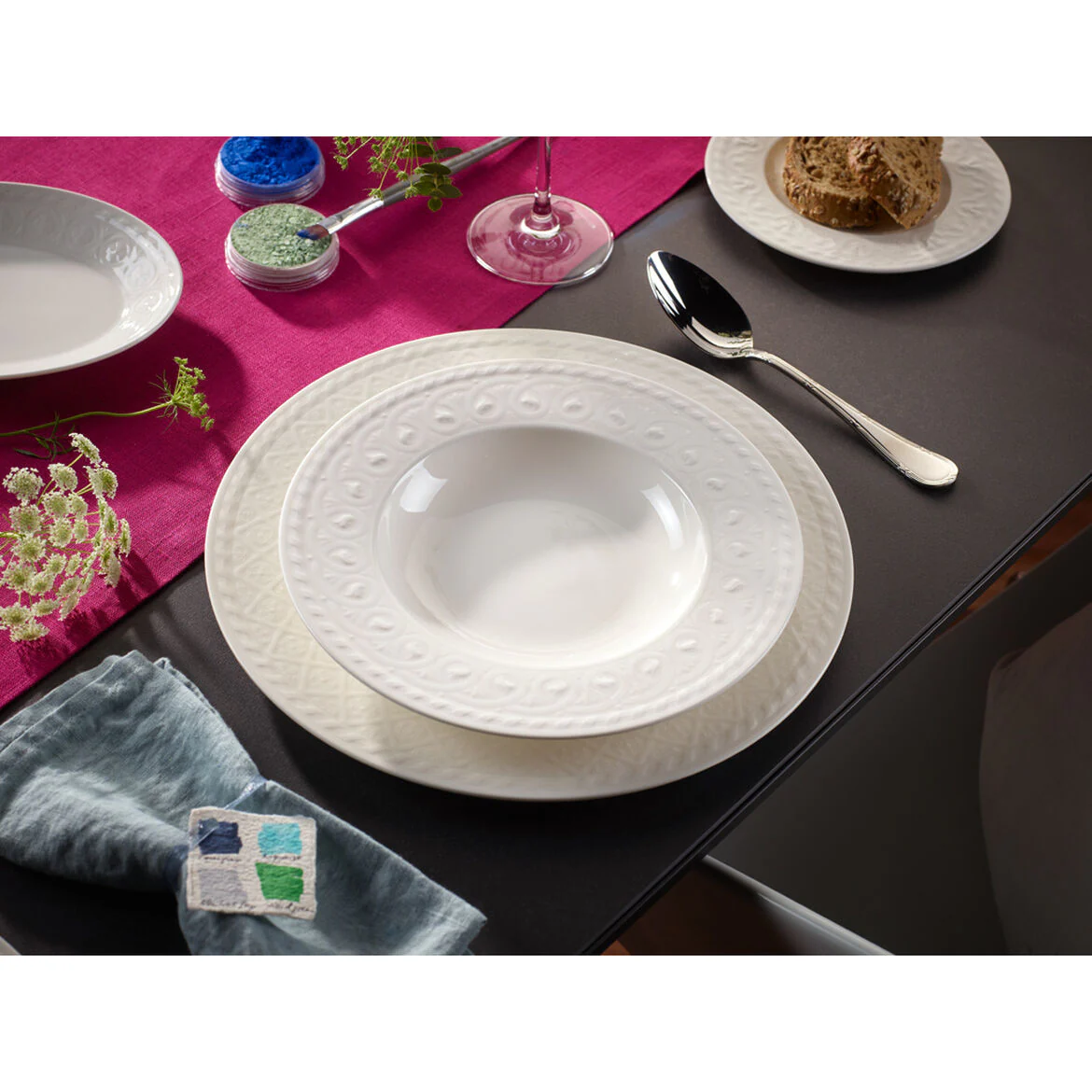 VILLEROY & BOCH - Cellini Piatto Fondo 24cm Porcellana 1046002700 - Image 2