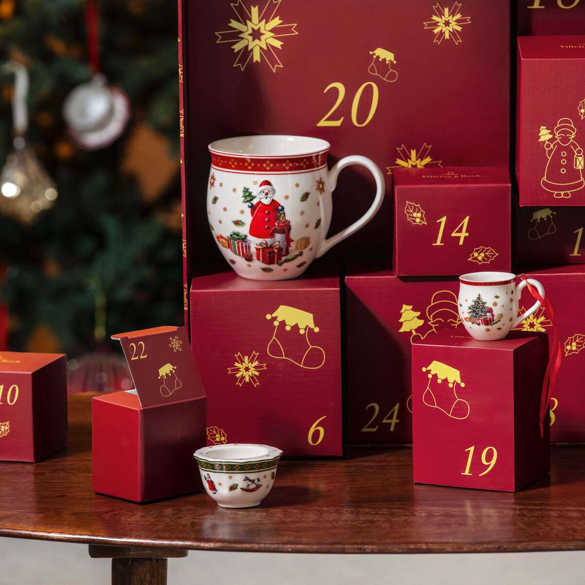 VILLEROY & BOCH Christmas Toy's Memory Calendario dell'Avvento 48,5x40cm Porcellana - Image 4