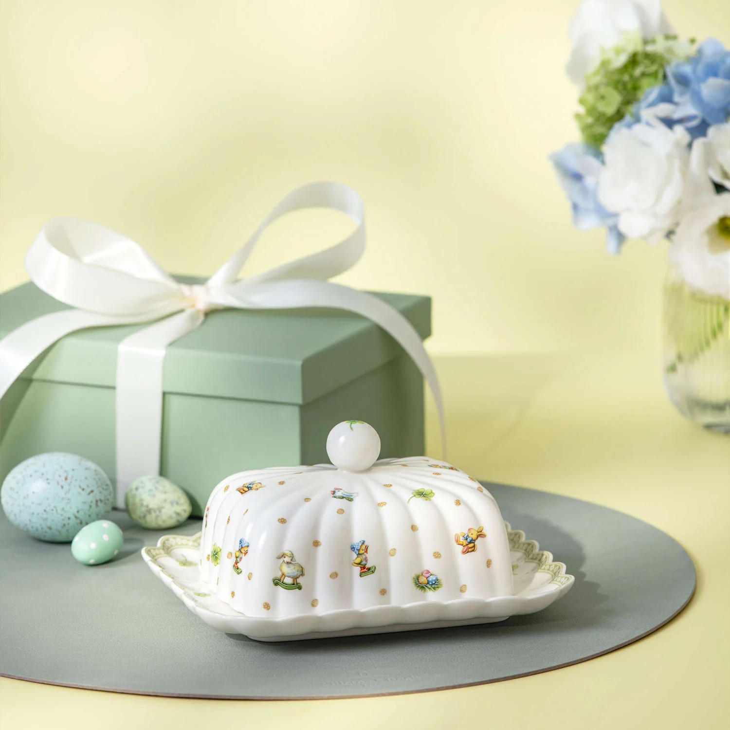 VILLEROY & BOCH Easter Delight Burriera in Porcellana 18,5x16cm Tavola di Pasqua - Image 2