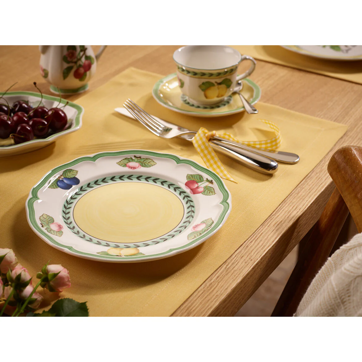 VILLEROY & BOCH French Garden Fleurence Piatto Colazione 21cm Porcellana - Image 2
