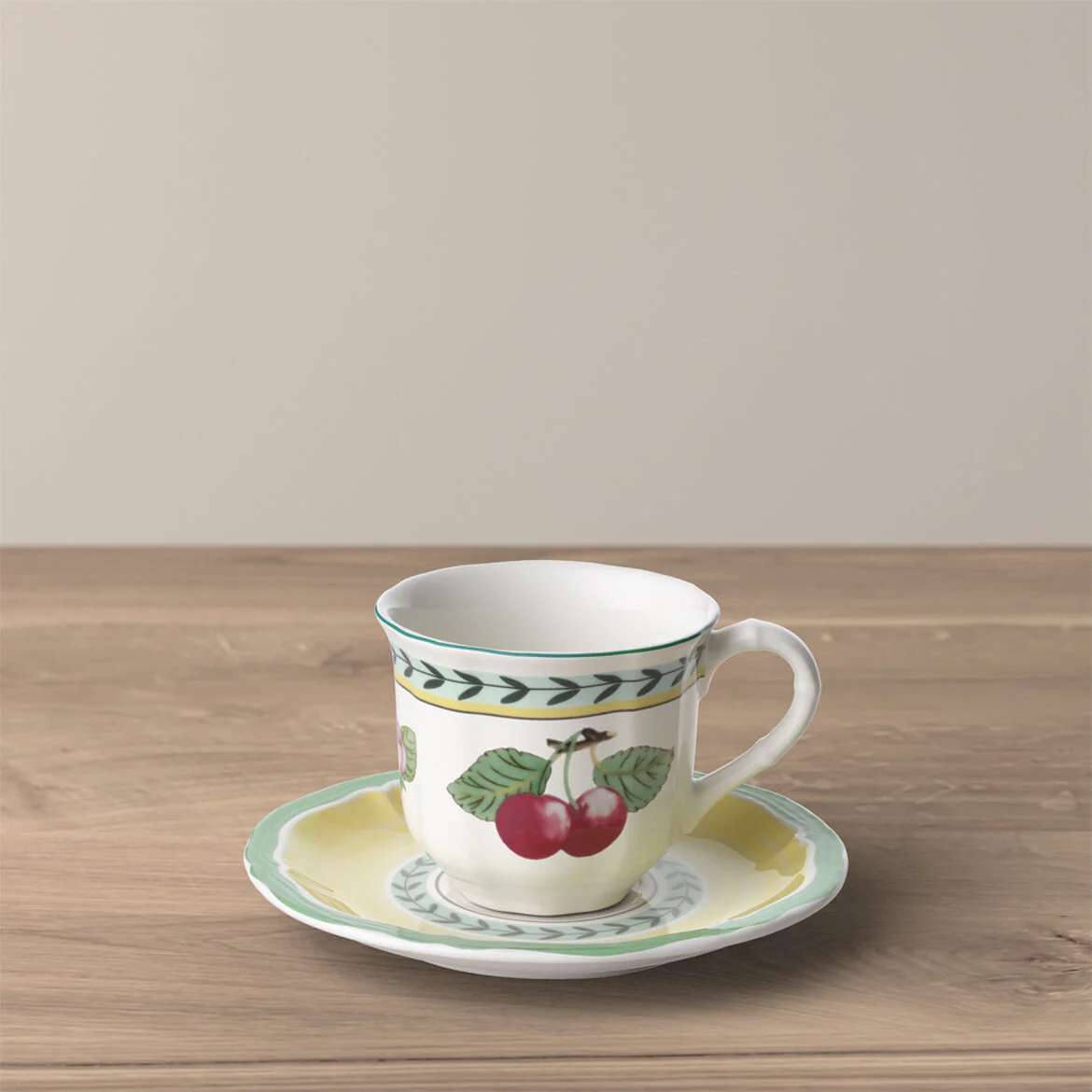 VILLEROY & BOCH French Garden Fleurence Tazza Tazzina Espresso 100ml con Piattino 13cm Porcellana