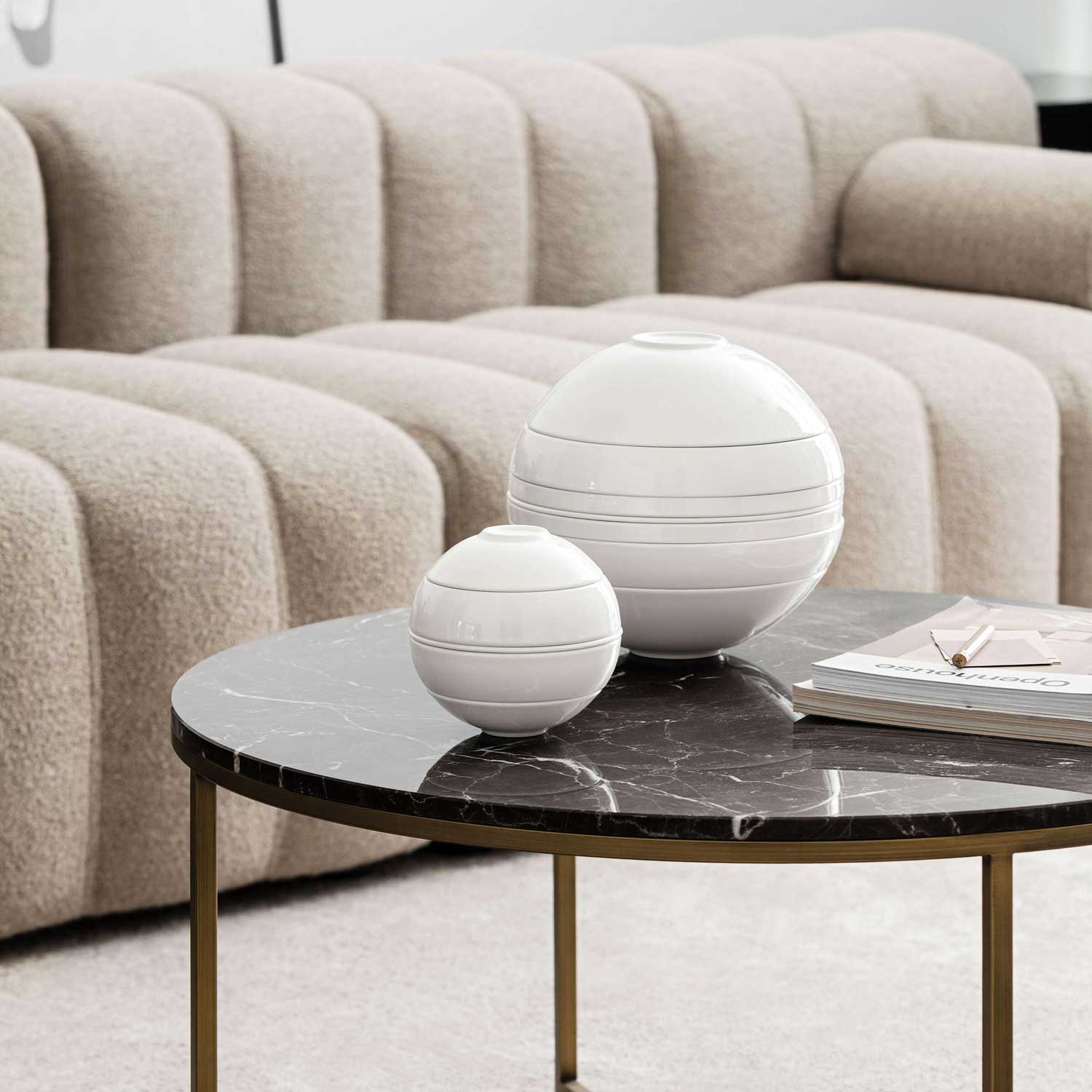 VILLEROY & BOCH Iconic La Boule Servizio Tavola Piatti Porcellana Bianco - Image 4