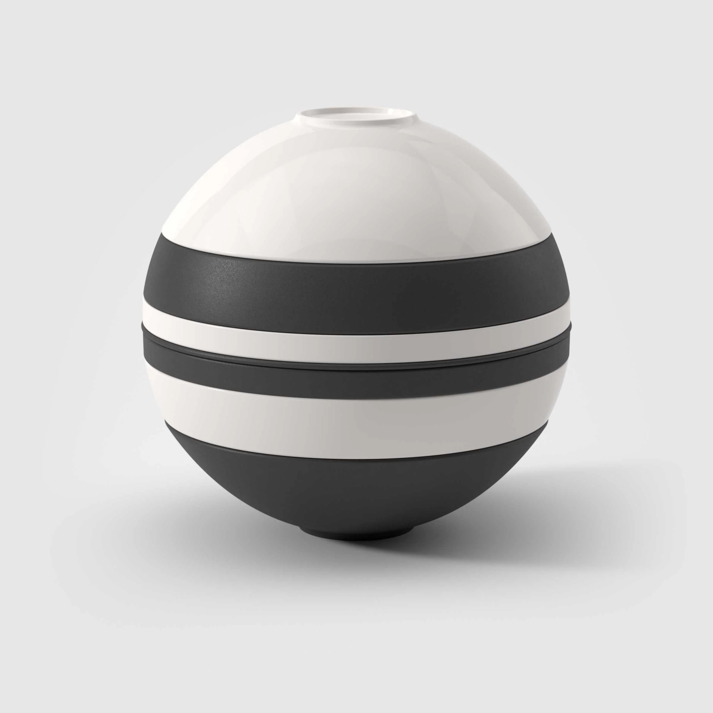 VILLEROY & BOCH Iconic La Boule Servizio Tavola Piatti Porcellana Bianco Nero
