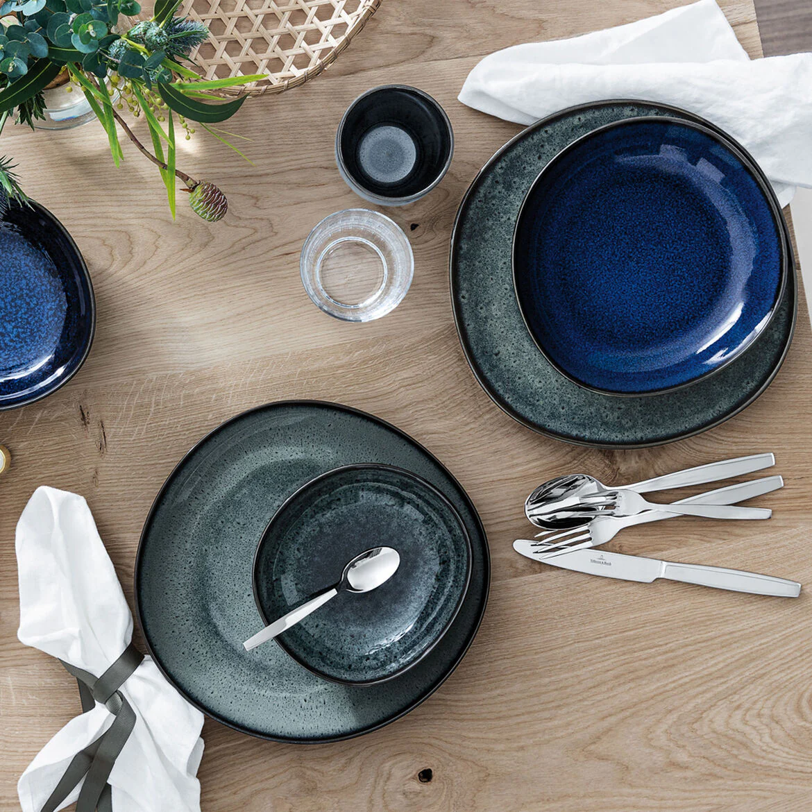 VILLEROY & BOCH Lave Gris Piatto Fondo Ciotola Piana 21cm Set 6 Pezzi Terracotta - Image 5