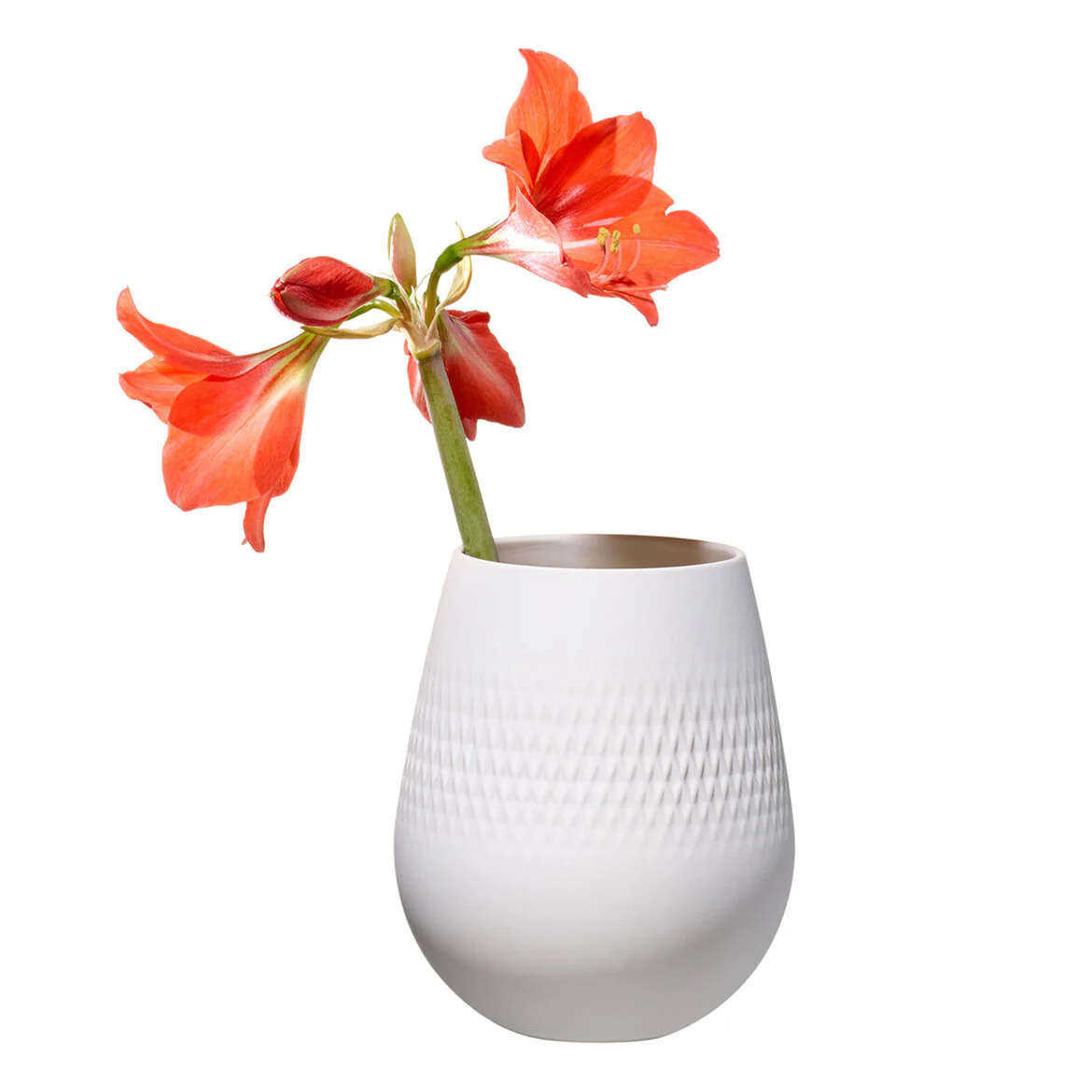 VILLEROY & BOCH Manufacture Collier Bianco Vaso Carré Piccolo 14cm Porcellana - Image 4