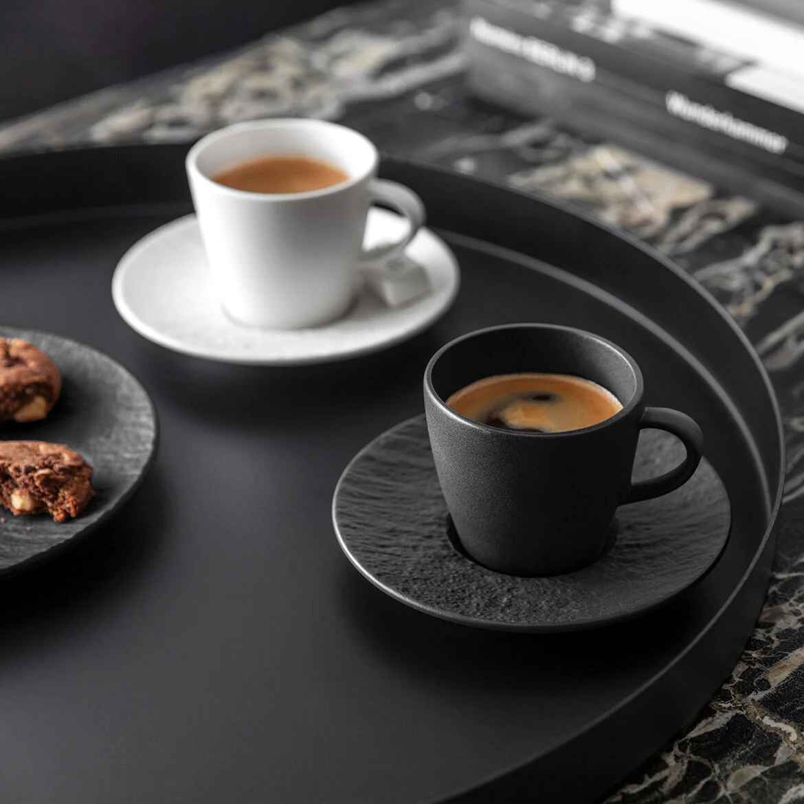 VILLEROY & BOCH Manufacture Rock 6 Pezzi Tazza Espresso Nero 100ml - Image 7