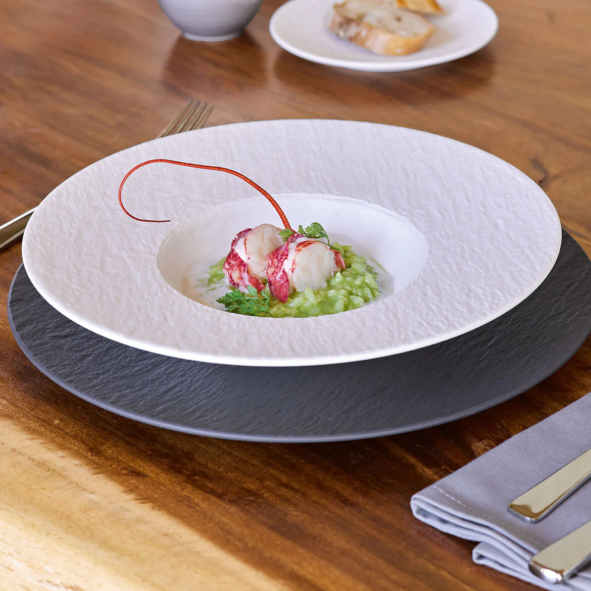 VILLEROY & BOCH Manufacture Rock Blanc Piatto Pasta Bianco 28cm 1042402790 - Image 4