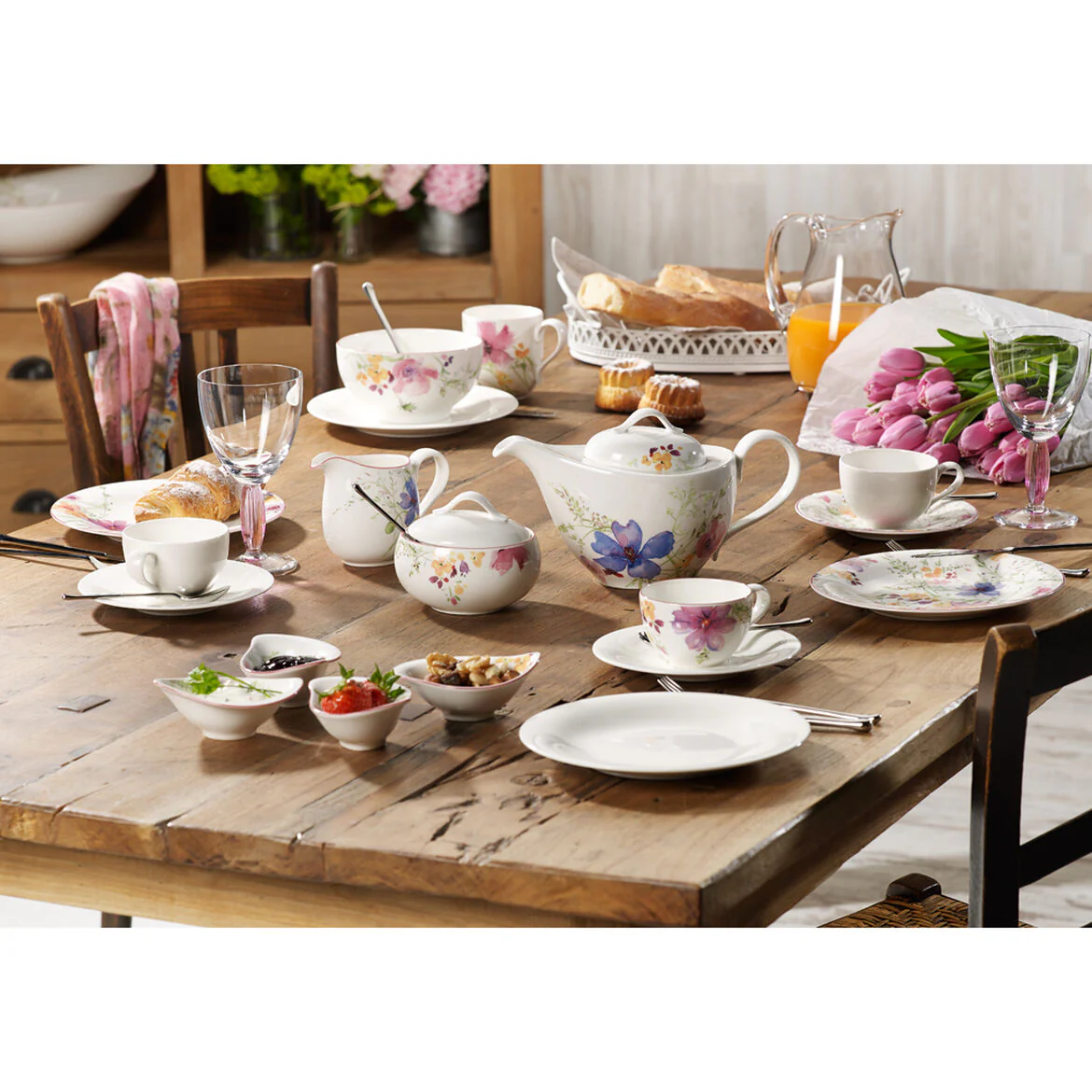 VILLEROY & BOCH Mariefleur Basic Piatto Colazione 21cm Porcellana 1041002640 - Image 4