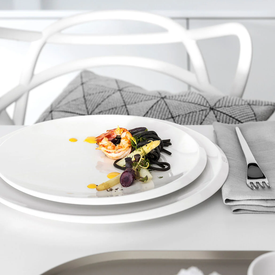 VILLEROY & BOCH - NewMoon Piatto Piano 27cm Porcellana 1042642620 - Image 5