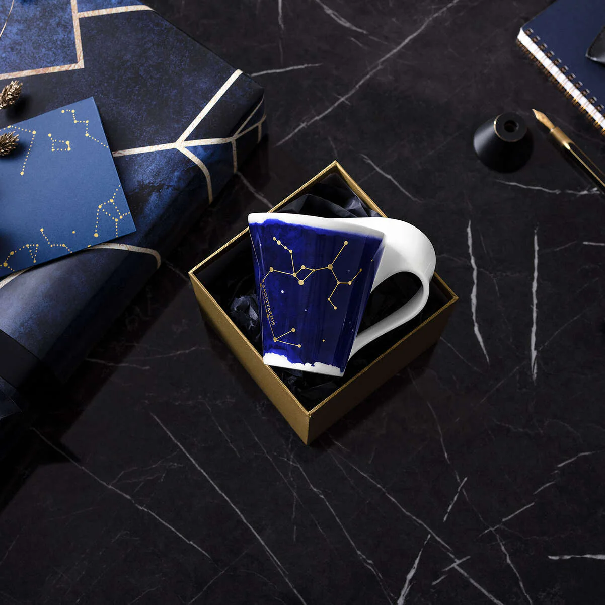 VILLEROY & BOCH NewWave Tazza Mug con Manico Zodiaco Sagittario 240ml Porcellana - Image 3