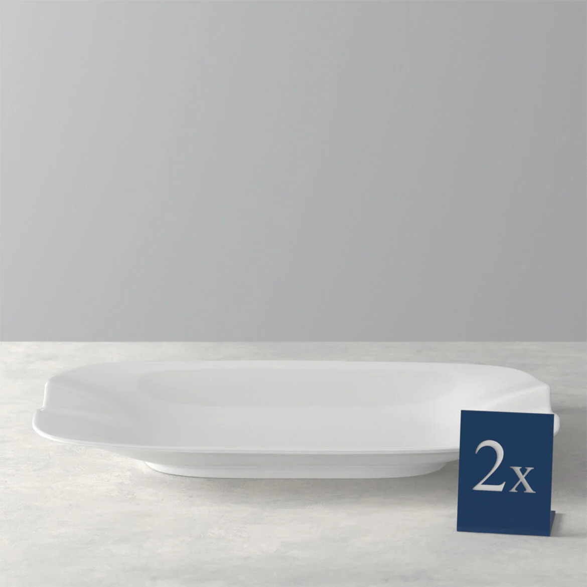 VILLEROY & BOCH Pasta Passion Piatto Lasagne Set 2 Pezzi 32x22cm Porcellana - Image 2