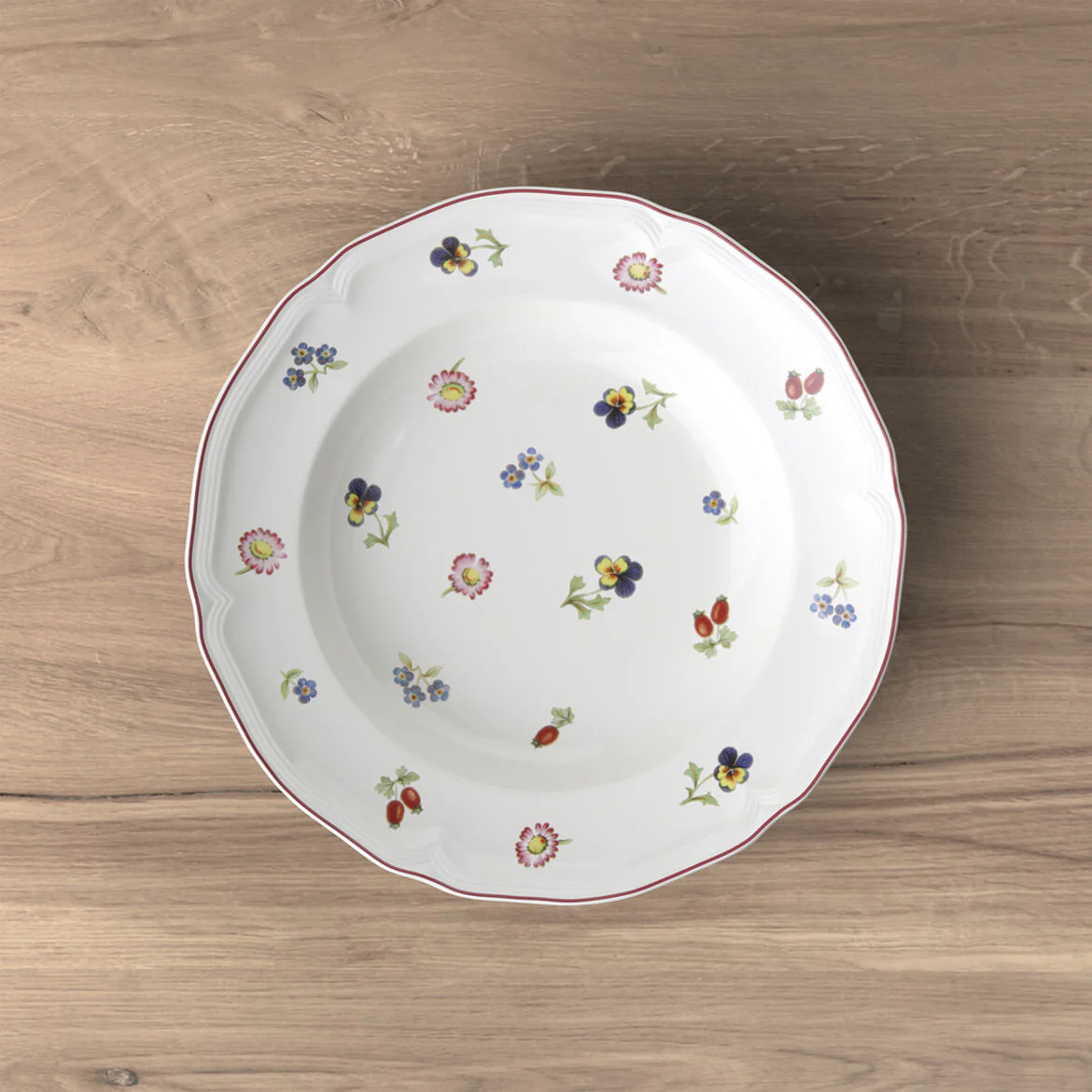 VILLEROY & BOCH Petite Fleur Set 6 Pezzi Piatto Fondo 23cm Tavola Porcellana