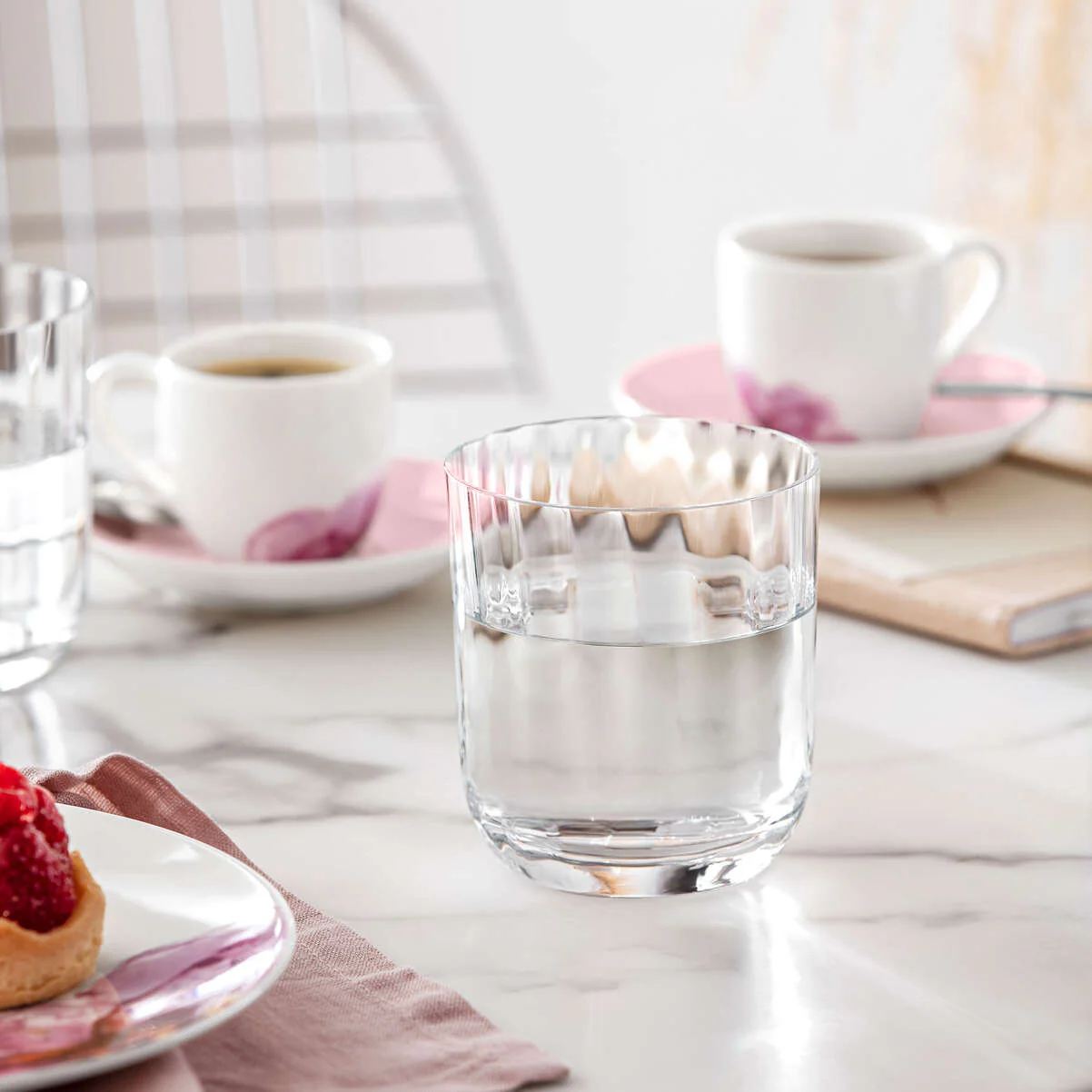 VILLEROY & BOCH Rose Garden Bicchiere da Acqua Set 4 Pezzi 250ml Cristallo Ottico - Image 6