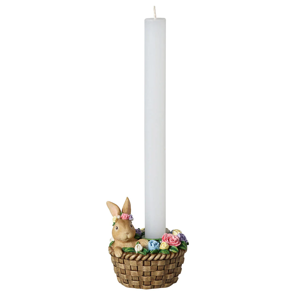 VILLEROY & BOCH Spring Fantasy Accessories Coniglio nel Cestino Portacandela Resina - Image 2