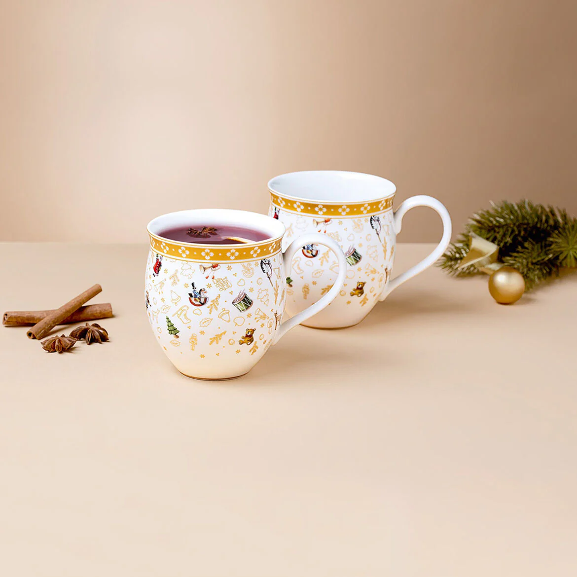 VILLEROY & BOCH Toy's Delight Set 2 Mug Tazza Anniversario 440ml Natale - Image 2