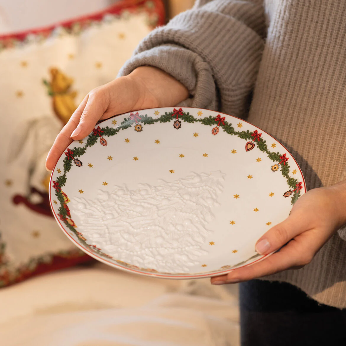 VILLEROY & BOCH Toy's Fantasy Ciotola Rilievo Albero 26cm Tavola Natale - Image 3
