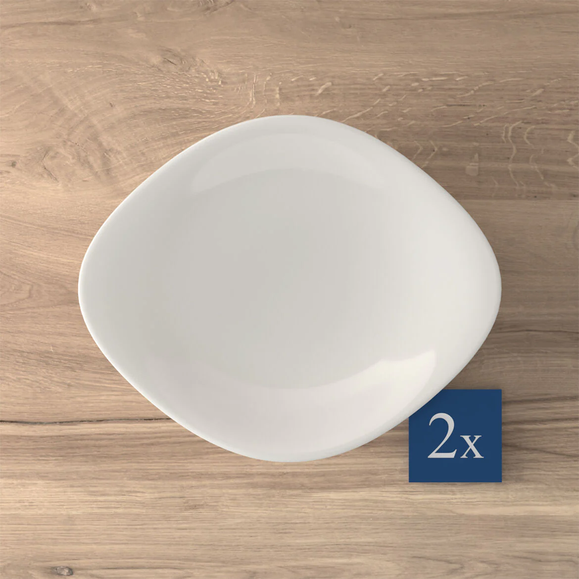 VILLEROY & BOCH Vapiano Set 2 Piatto da Pasta Scodelle Ciotole 440ml Porcellana - Image 2