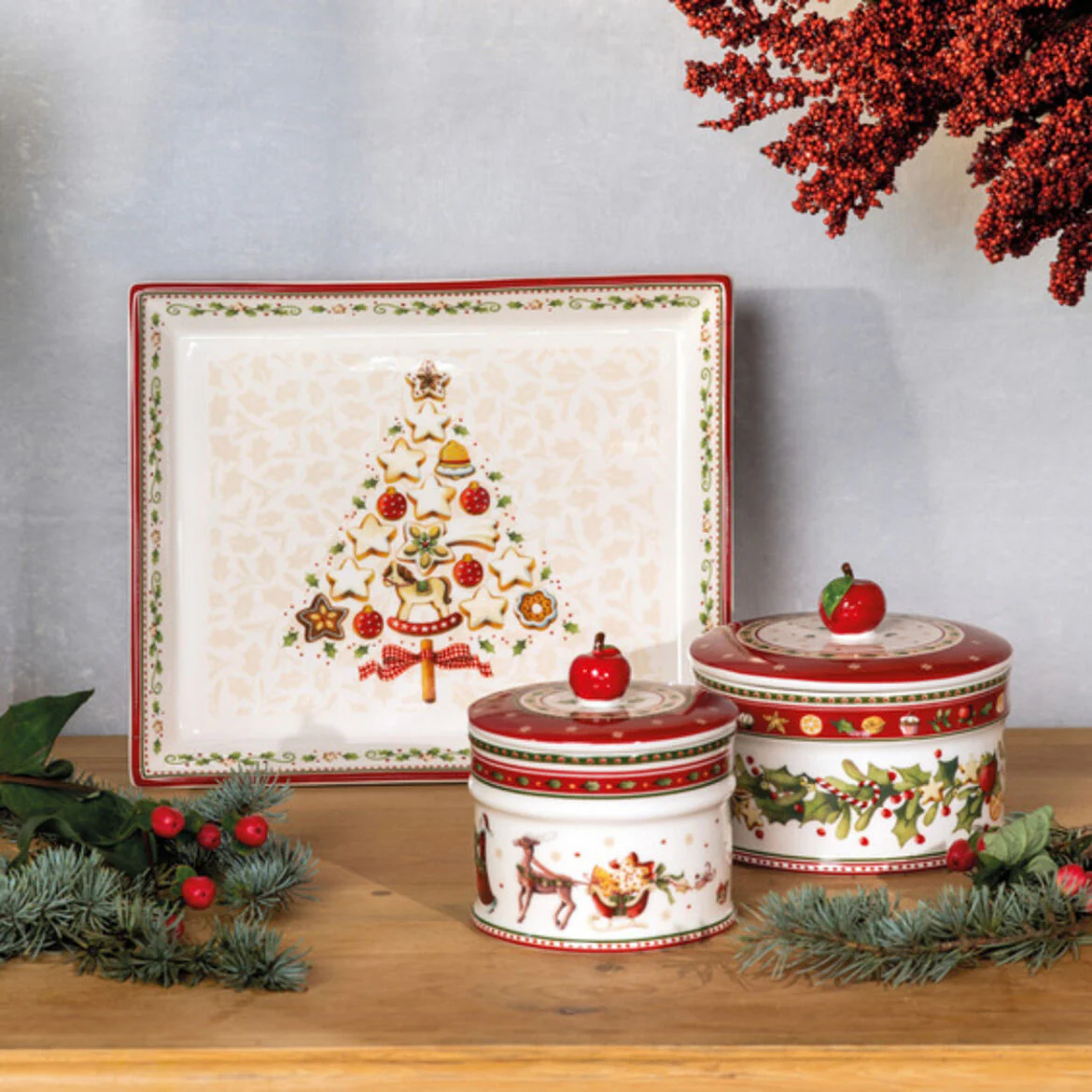 VILLEROY & BOCH Winter Bakery Delight Scatola Contenitore Biscotti 11cm Natale - Image 4