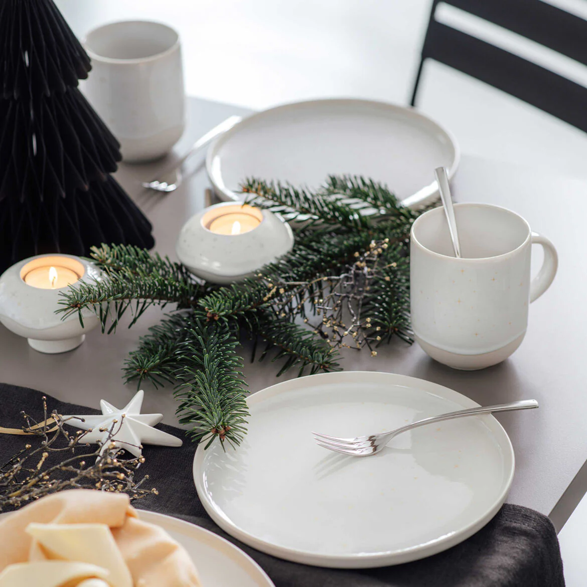 VILLEROY & BOCH Winter Glow MUG Tazza con Manico 350ml Porcellana Tavola di Natale - Image 4