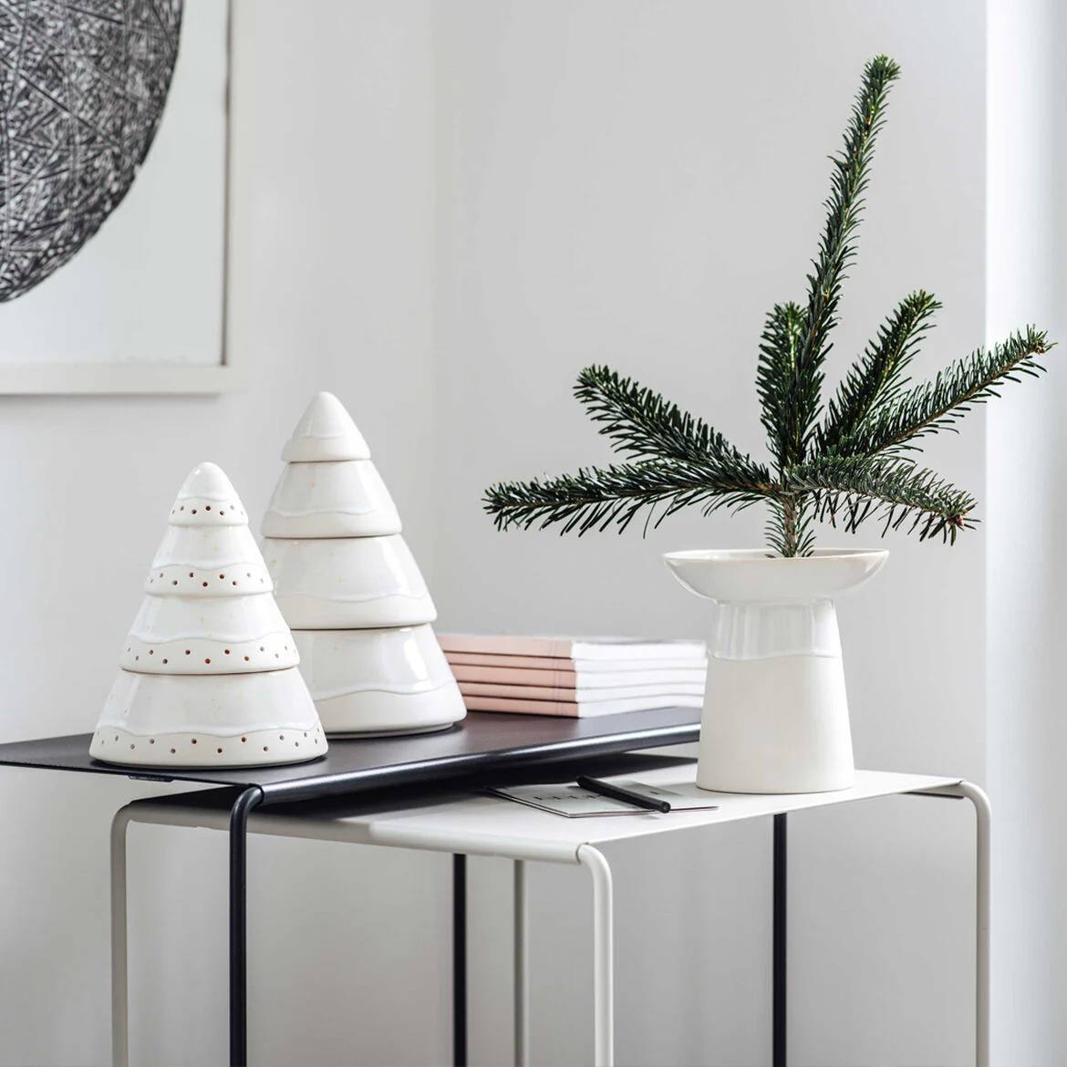 VILLEROY & BOCH Winter Glow Portacandelina Albero Porta Candela 18,5cm Porcellana - Image 3