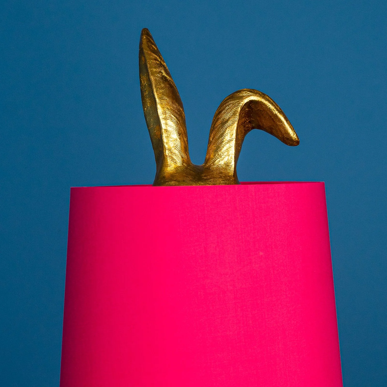 WERNS Lampada da Tavolo Coniglio Nascosto Bunny Magenta Oro 24x74cm - Image 6