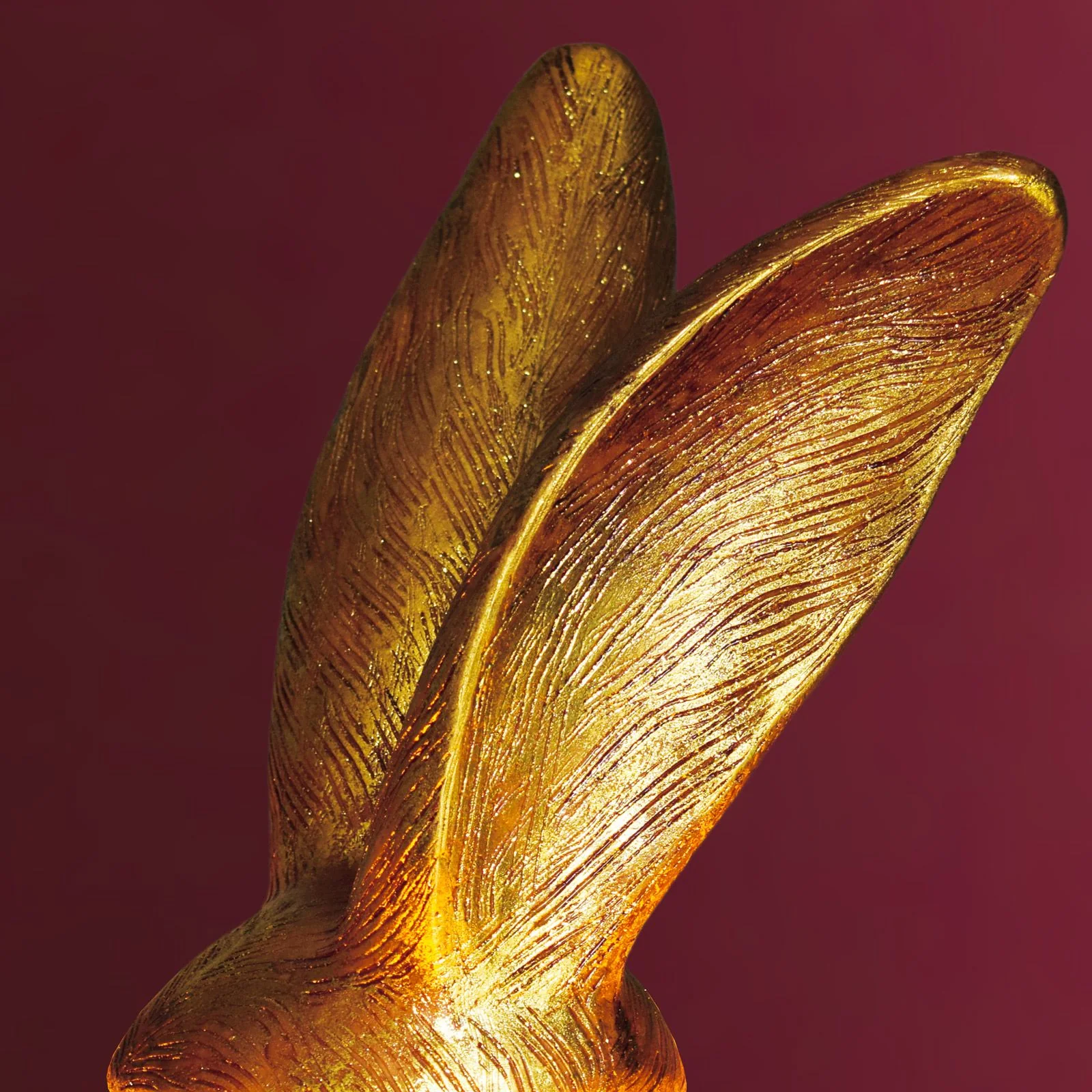WERNS Lampada da Terra Coniglio Rabbit Oro/Nero 39x115cm - Image 4