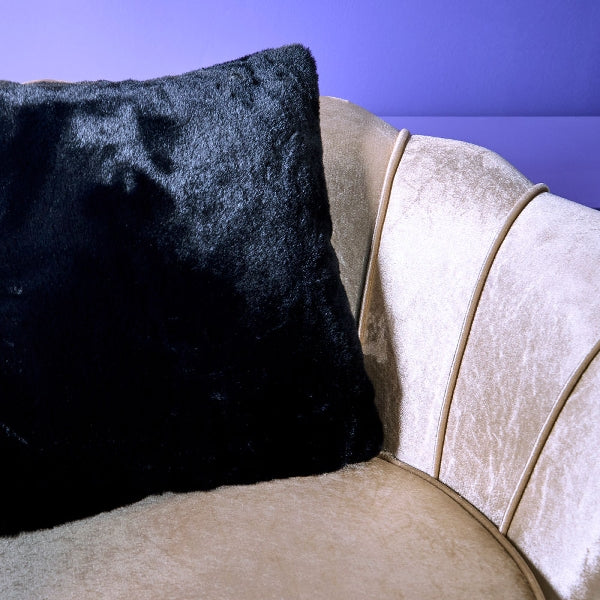 WERNS Poltrona Conchiglia Audrey Champagne 82x75x79cm Velluto - Image 3