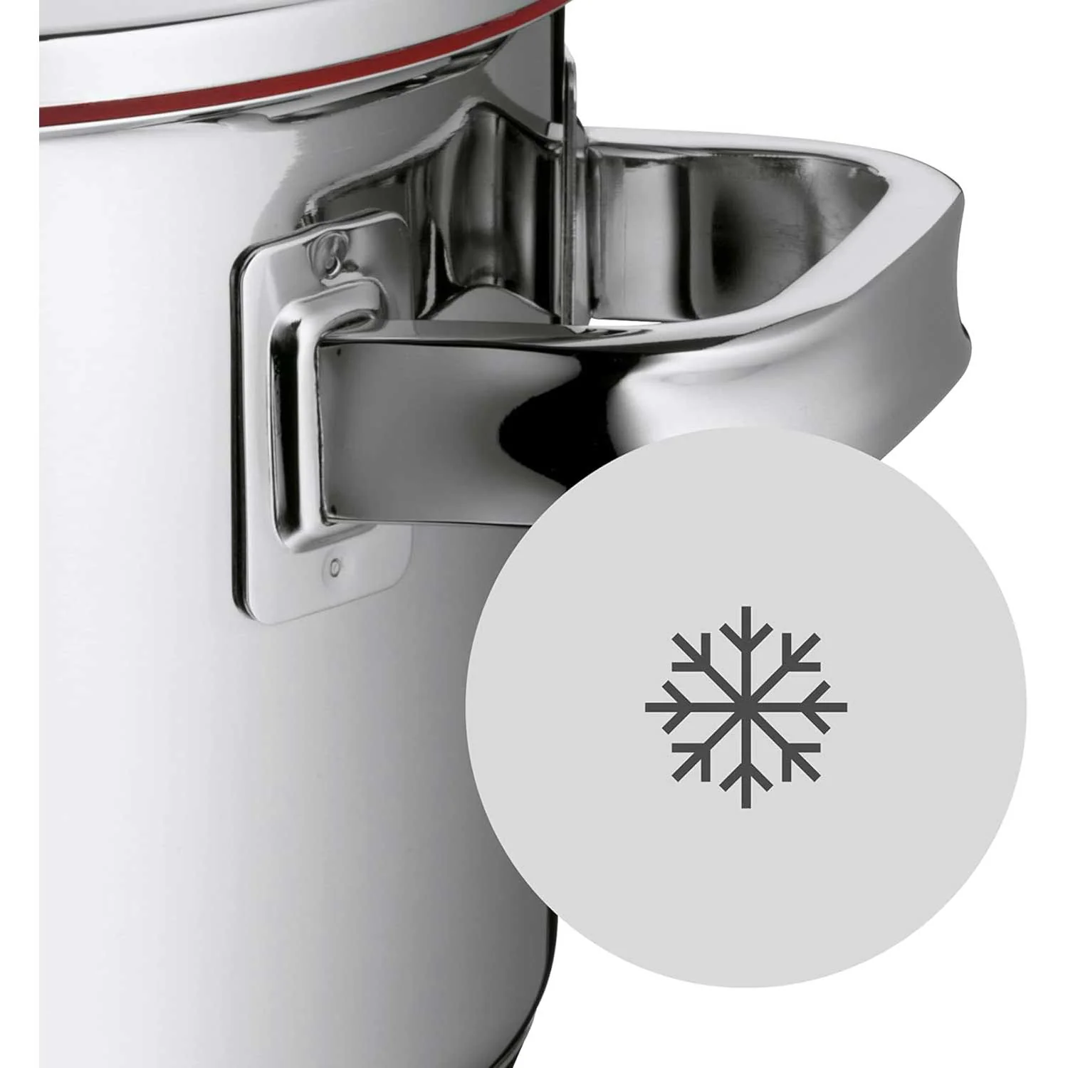 WMF Function 5 Pezzi Set di Pentole Batteria in Acciaio Inox 18/10 Cromargan - Image 4